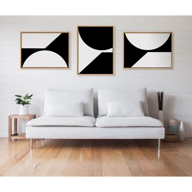 Kate and Laurel Sylvie Minimal Max Mod Set Framed Canvas by The Creative Bunch Studio, 5 of 7