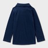 Girls' Adaptive Long Sleeve Uniform Polo Shirt - Cat & Jack™ - 2 of 3
