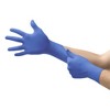 Nitrile Ultraform Exam Glove Blue Textured Fingertips - 2 of 2