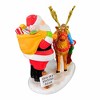 Department 56 Villages 5.0 Inch Main Street Town Santa Snow Village Limited Reindeer Village Accessories - 2 of 4