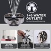 WOWOW 5 in. Metal Glass Rinser in Brushed Nickel - 4 of 4