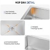 winado 19 X 22 in. Stainless Steel Floor Mount Mop Sink - 3 of 4