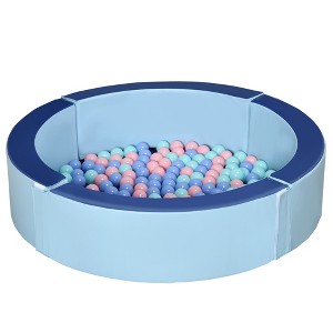 Outsunny Indoor/Outdoor Memory Foam Ball Pit for Toddlers 1-3 Sensory Toy - 1 of 4