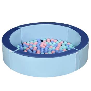 Outsunny Indoor/Outdoor Memory Foam Ball Pit for Toddlers 1-3 Sensory Toy