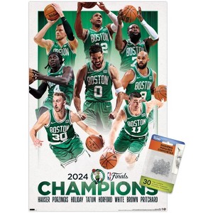 Trends International NBA Boston Celtics - 2024 NBA Finals Champions Unframed Wall Poster Prints - 1 of 4