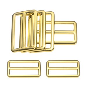 Unique Bargains Zinc Alloy Durable Multipurpose Tri Glide Metal Buckles for Bags 6 Pcs - 1 of 4