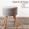 Unique Bargains Round Non-Slip Chair Leg Floor Protectors for Bed Stopper 4 Pcs - 4 of 4
