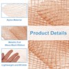 Unique Bargains Sheer Nylon Glitters Wave Mesh Decorative Ribbon Trim 6 Inch 10 Yards - 3 of 4
