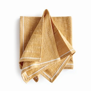 Plum & Post Saffron Dinner Napkins Set of 4 - 1 of 4