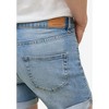 ellos Women's Plus Size Denim Boyfriend Shorts - 4 of 4