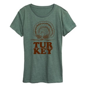 Women's - Peanuts - Woodstock Turkey Short Sleeve Graphic T-Shirt - 1 of 4