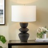 Hudson and Canal 25" Tall Table Lamp with Fabric Shade - 3 of 4