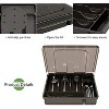 LunaLulinlk Utensil Holder for Countertop with Lid, Plastic Silverware Tray for Drawer, 5 Compartments, Flatware Organizer, Tableware Storage - 4 of 4
