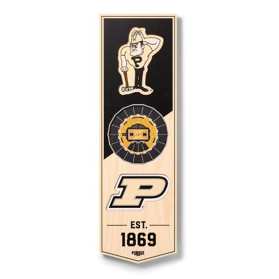 NCAA Purdue Boilermakers 6"x19" Football Stadium Banner