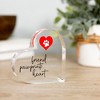 Pavilion Gift Company - True Friend - 3.5" Acrylic Heart Plaque - Wall Sign Panels - 2 of 4