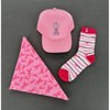 CTM Women's Cotton Pink Ribbon Breast Cancer Awareness Bandanas - 2 of 4