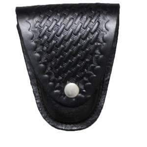 Duty Gear Basketweave Leather Standard Handcuff Case Black by Solar 1 - 1 of 2