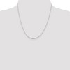 Black Bow Jewelry 1.5mm Sterling Silver Solid Fancy Beaded Chain Necklace - 2 of 4