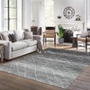 Machine Washable Area Rug Neutral Modern Indoor Floor Carpet Non Slip Low Pile Area Rugs for Living Room Bedroom Nursery Dorm Home Decor - 2 of 4