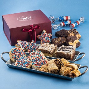 Dulcet Gift Baskets Patriotic Pasrty Sampler Gift Box - 1 of 4