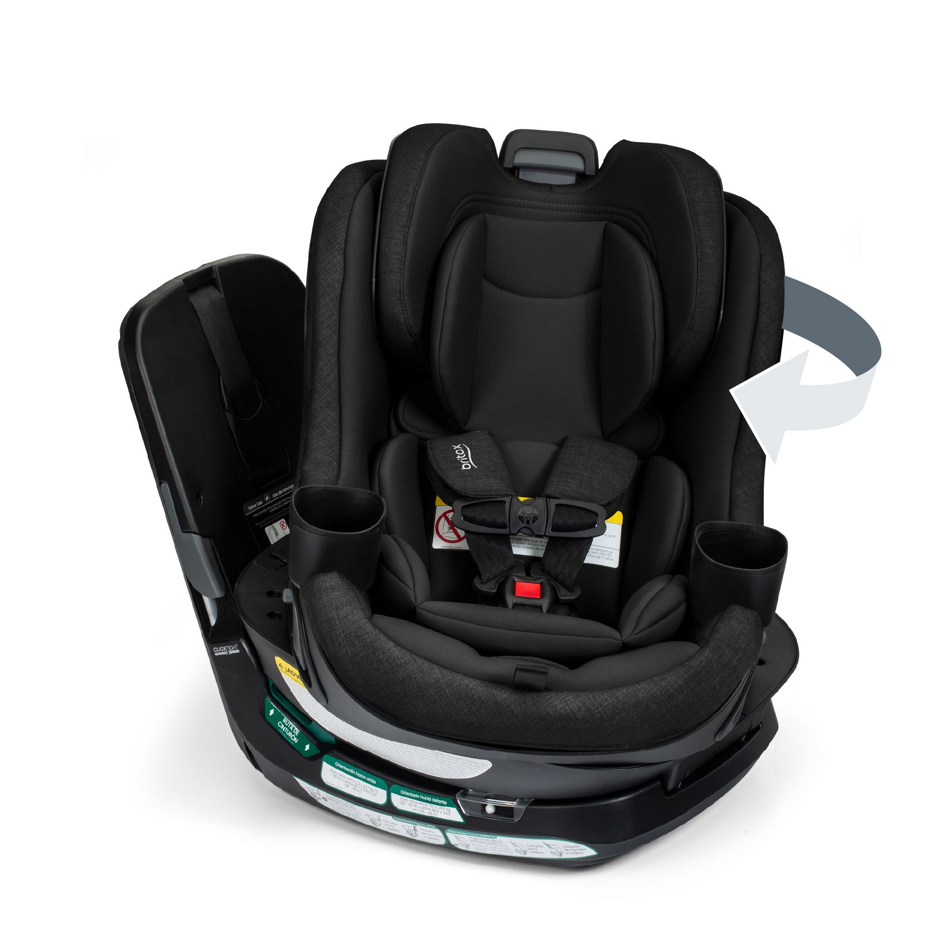 Britax Galaxy 360 Slim Rotating Convertible Car Seat with Swivel Smooth