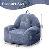 Hooseng Corduroy Bean Bag Chair, Oversized Comfy Lounge Sofa with Handle, Soft Supportive Seating for Living Room, Reading Nook - 4 of 4