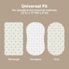 KeaBabies Organic Bassinet Sheet for Baby Girls, Boys, 2-Pack Soothe Bassinet Fitted Sheets, Bedside Bassinet Mattress Sheet - 3 of 4
