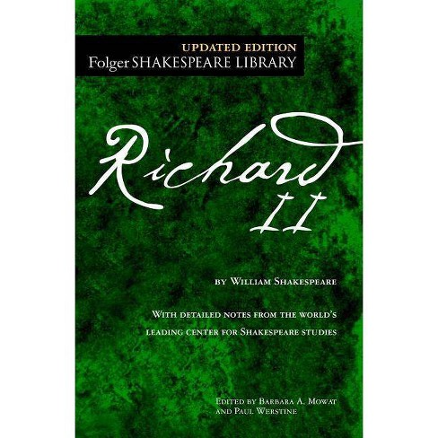 The Tragedy of Richard II - (Folger Shakespeare Library) Annotated by  William Shakespeare (Paperback) - image 1 of 1