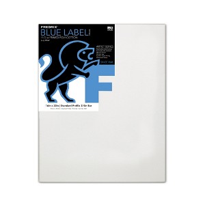 Fredrix Blue Label Ultra-Smooth Stretched Artist Canvas, Standard Profile - 1 of 1