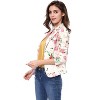 INSPIRE CHIC Women's Notched Lapel Open Front Business Casual Blazer - 4 of 4