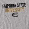 Men's Emporia State University Official Stacked Adult T-Shirt - 2 of 4