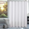 Aoibox Soft Cloth Shower Curtain for Bathroom - Water Repellent Spa Quality Fabric, Washable with 12 Hooks, Grommets Top, Hotel Style Bath Decor - 2 of 4