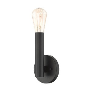 Livex Lighting Copenhagen 1 - Light Wall Light in  Black - 1 of 4