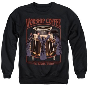 Men's Steven Rhodes Worship Coffee Crewneck Sweatshirt - 1 of 4