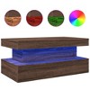 vidaXL Coffee Table Brown Oak Engineered Wood 35.4 x 19.7 x 15.7 in - 2 of 2