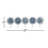 Farmhouse Metal Wall Hook Blue - Olivia & May: Vintage-Inspired 5-Piece Decorative Rack, No Assembly Required - image 3 of 4