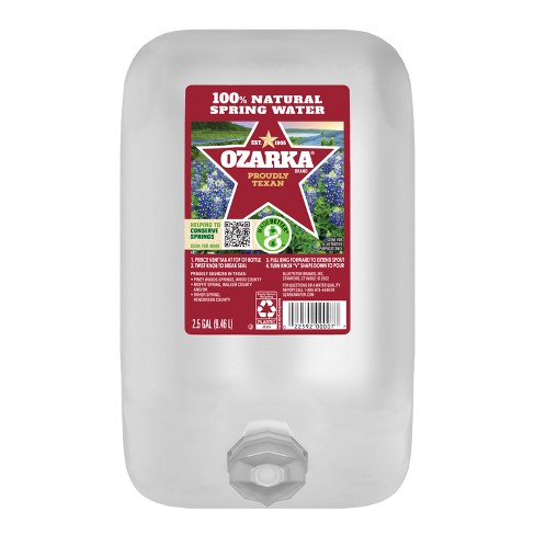 Ozarka Brand 100% Natural Spring Water - 2.5 gal (320 fl oz) Jug - image 1 of 4