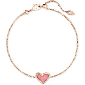 Ari Heart Link Chain Bracelet, Gold Tone Fashion Jewelry with Interlocking Heart Design for Women - 1 of 4