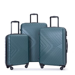 Whisen 3-Piece Set(20/24/28 in.) Hardshell Spinner Suitcase Luggage Sets with TSA Lock  and Two Hooks - 1 of 4