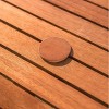 Plow & Hearth Eucalyptus Wood Outdoor Square Bistro Table - 3 of 4