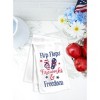 C&F Home Flip Flops, Fireworks Embroidered Cotton Flour Sack Kitchen Towel Patriotic Dishtowel Decoration - 2 of 4