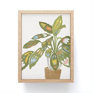 Alja Horvat Scandinavian Plant Framed Mini Art Print 4" (H) x 3" (W) x 1" (D) - Society6 - 1 of 3