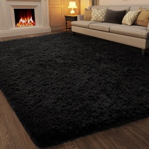 LOVEVOOK 5x7 Feet Area Rugs for Living Room Bedroom, Non-Slip Fluffy Soft Shag Rug, Plush Carpet for Home Dorm Decor Aesthetic - 1 of 4
