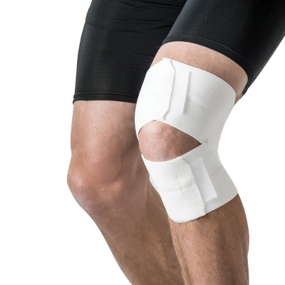 Swede-O Elastic Knee Wrap, White - 6"