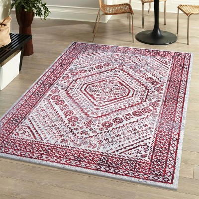 Boho Cottage Medallion Area Rug - JONATHAN Y