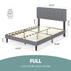 Lyngins Full Bed Frame with Headboard, Adjustable Headboard Platform Bed Frame, Storage Bed with 6.3" Under-Bed Space, Iron Frame Bed - 3 of 4