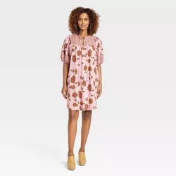 Women's Short Sleeve A-Line Dress - Knox Rose™