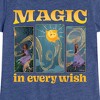 Girls' - Disney - Magic In Every Wish Fitted Short Sleeve Graphic T-Shirt - 2 of 4