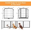 Acekool Steel Pet Playpen - 40" 8-Panel Secure Play Yard for Small Pets - 4 of 4