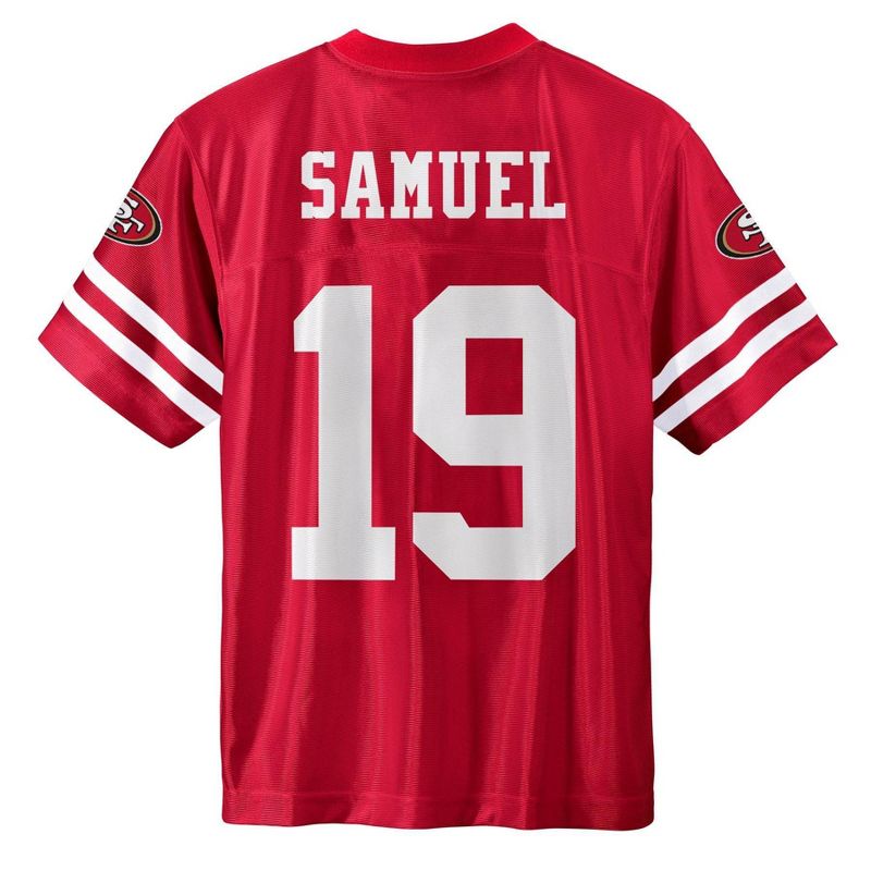 NFL San Francisco 49ers Boys&#39; Short Sleeve Samuel Jersey, 3 of 4